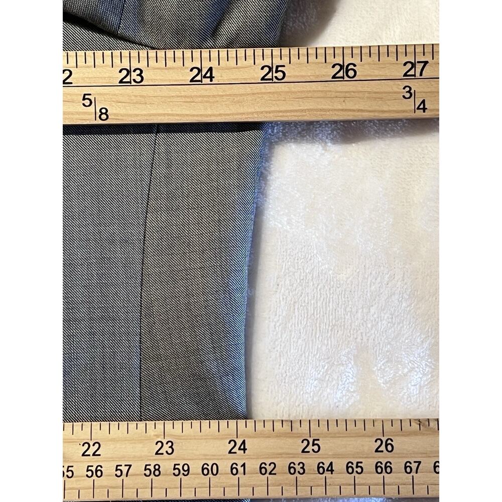 J Hilburn Custom 48-49S Gray Blue Undertones Finely Woven Blazer Short Arms - Picture 13 of 16